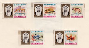 Um Al Qiwain set         o1 - 5    MNH OG