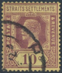 Straits Settlements    SC# 158  SG 202  Used wmk Crown CA  see details & scans