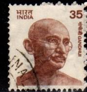 India - #845 Mahatma Ghandi - Used