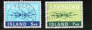 Iceland  Scott#  431-2  Used