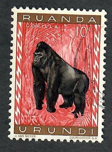 Ruanda-Urundi #137 used single