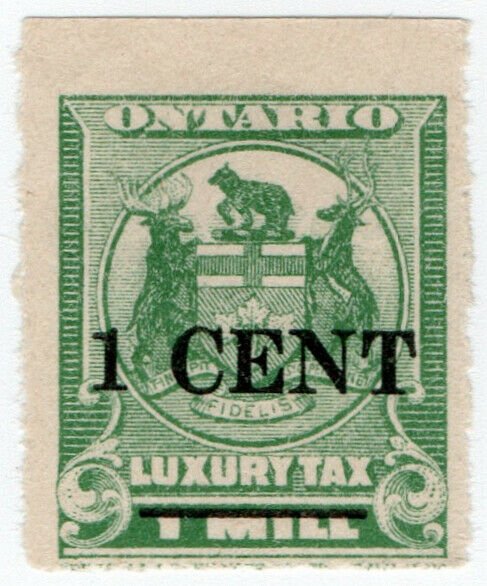 (I.B) Canada Revenue : Ontario Luxury Tax 1c on 1m OP