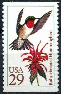 United States Sc#2642 MNH, 29c multi, Hummingbirds Issue (1992)