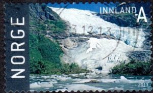 Norway 1703 - Used - (9.50k) Boya Glacier (2013) (cv $2.35)