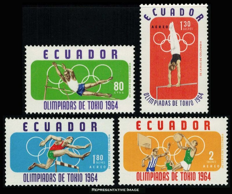 Ecuador Scott 725, C432-C434 