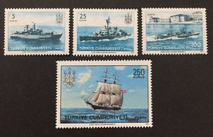 Turkey 1973 #1944-7, Ships, MNH.