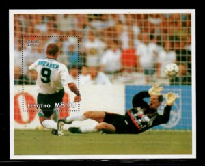 Lesotho 1997 - World Cup soccer Football - Souvenir Stamp Sheet Scott #1079 MNH