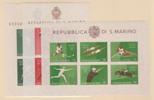 San Marino Scott #456-465 Stamps - Mint NH Souvenir Sheet