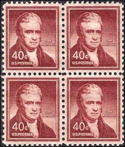 1050 Mint,OG,NH... Block of 4... SCV $7.00... Wet