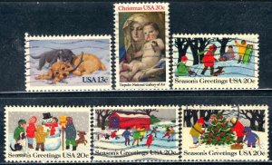 USA; 1982: Sc. # 2025-2030:  Used Cpl. Set