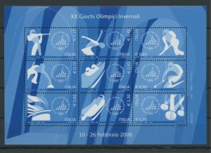 2006 Italy - Republic, Turin Olympics Souvenir sheet, BF 41, MNH **