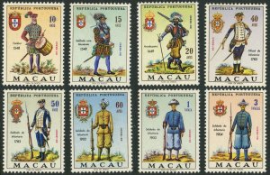 Macao Portuguese #404-411 Military Costumes Postage Stamps 1966 Mint LH