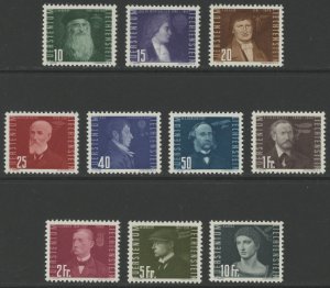 Liechtenstein C24-C33 ** mint NH (C24-25 partial gum glazing) (2409 132)