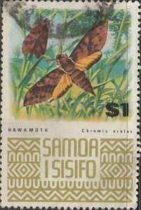 Samoa, #378 Used  From 1972-75   corner crease