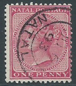 Natal, Sc #67, 1d Used