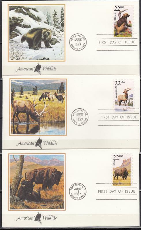 USA -  Four FDC collection lot-1 - (1407)