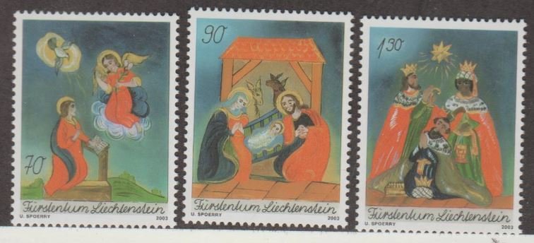 Liechtenstein Scott #1276-1277-1278 Stamps - Mint NH Set