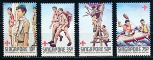 Singapore #404-407  Set of 4 MNH