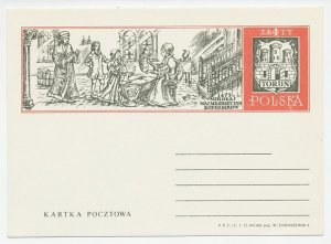 Postal stationery Poland 1973 Nicolaus Copernicus - Astronomer