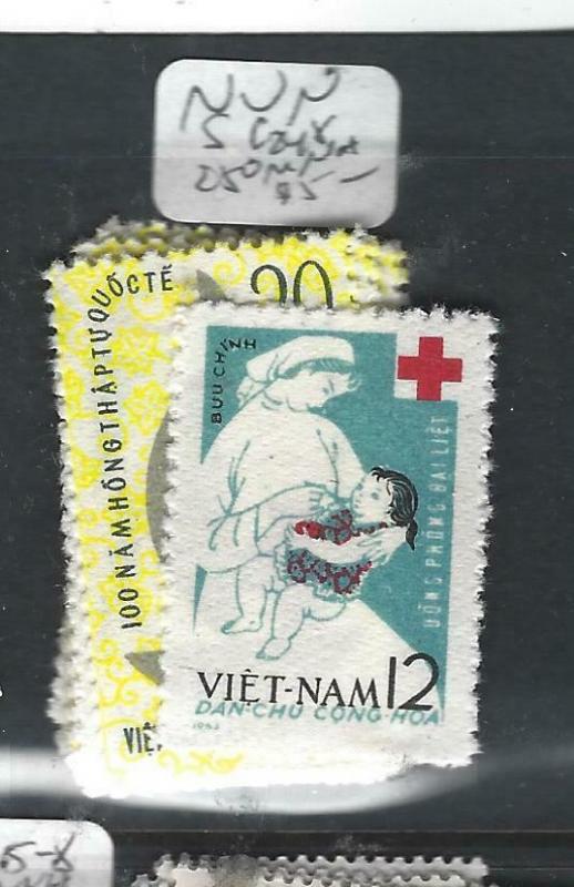 VIET NAM  (PP1005BB)   RED CROSS  SC 248, 250   MNH   