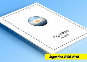 COLOR PRINTED ARGENTINA 2000-2010 STAMP ALBUM PAGES (125 illustrated pages)