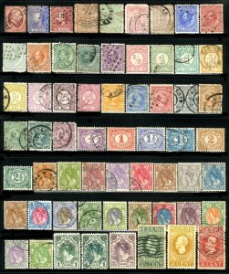 Netherlands #5 / #92 1864-1913 Assorted Classic William, Wilhelmina Issues