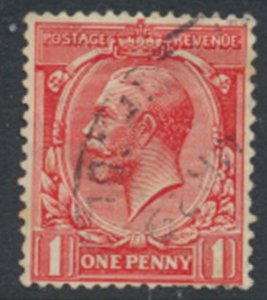 GB  SG 419 (N34-1 Scarlet) SC# 188 Used see details & scans