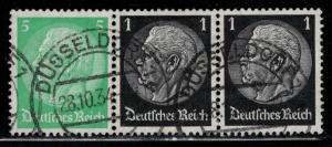 Germany Reich Scott # 418, 415 (2), used, se-tenant, W69