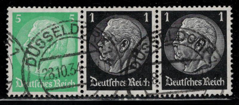 Germany Reich Scott # 418, 415 (2), used, se-tenant, W69