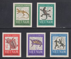 North Vietnam   413-17  imperf  (no 418)    mnh  cat  $16.00