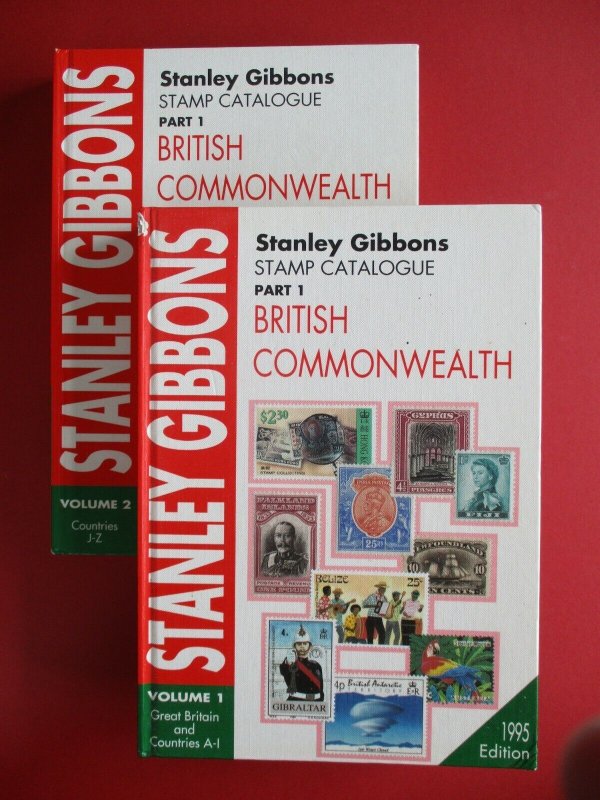 Stanley Gibbons British Commonwealth Stamp Catalogue Volumes 1 & 2 1995 Edition 