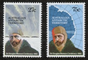 Australian Antarctic Terr. Scott L53-L54 MXFNHOG - SCV $2.20