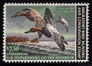 US RW-49 Federal Duck Stamp Mint NH OG Face $7.50 FREE SHIPPING