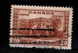 CANADA Scott 243 Used  stamp perf tip thins at top