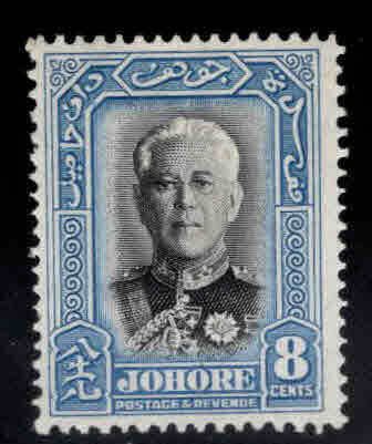 MALAYA-Jahore Scott 127 Mint Hinged, MH*  Sultan Ibrahimn stamp