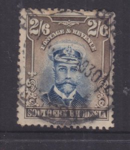 SOUTHERN RHODESIA, 1924 KGV 2s.6 Blue & Sepia, used.