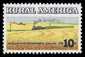 PCBstamps   US #1506 10c Rural American - Wheat, MNH, (17)