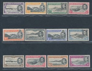 1938-53 ASCENSION, SG 38/47, serrated 13 - MH*