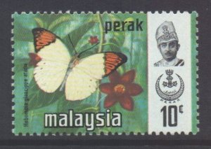 Malaya Perak Scott 150 - SG176, 1971 Butterflies 10c MH*