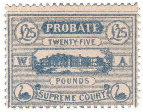 (I.B) Australia - Western Australia Revenue : Probate £25