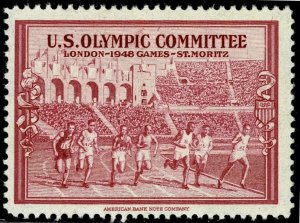 1948 US Olympic Committee MNH Cinderella