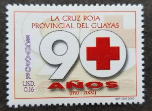 *FREE SHIP Ecuador 90th Anniversary Red Cross 2000 (stamp) MNH