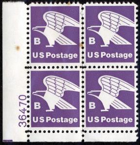 SC#1818 (18¢) B Rate Eagle PB MNH 