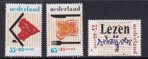 Netherlands  #B647-B649 MNH 1989  children`s rights