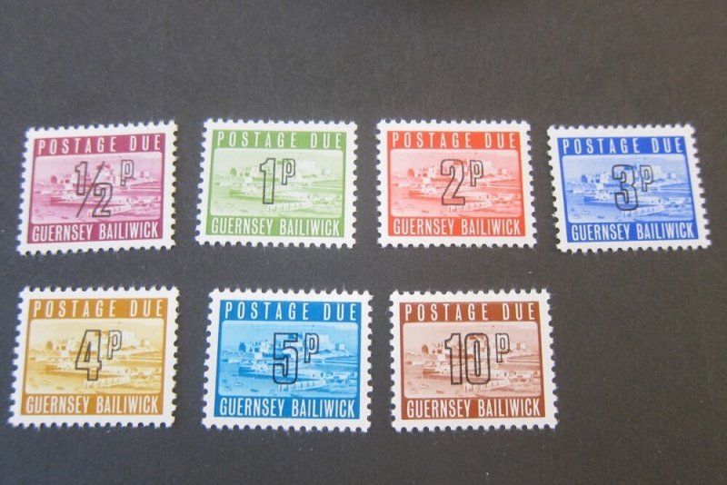 Guernsey 1971 Sc J9-13,16 MNH