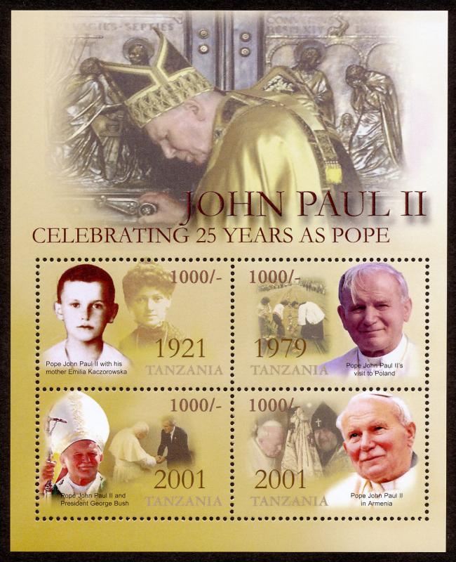 Tanzania 2365 MNH Pope John Paul II