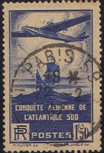 France Airmail C16 FU SCV $5.25