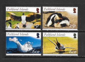 BIRDS - FALKLAND ISLANDS #908-11 MNH