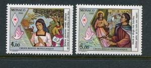 Monaco #1643-4 MNH