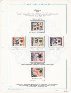 LIONS CLUB International Collection on Pages  Mounted Sets & Souvenir Sheets VF